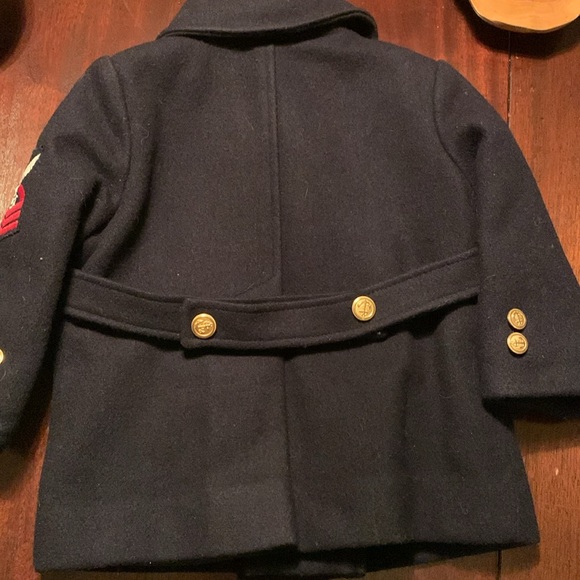 Navy wool child’s coat - Picture 7 of 7